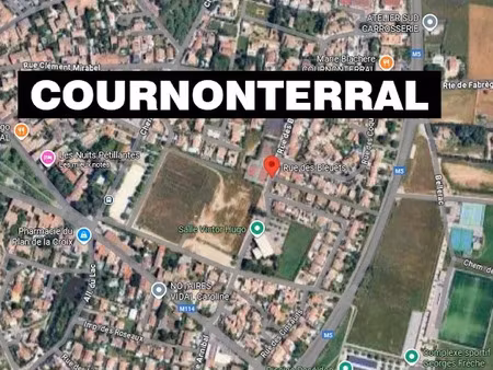 vente terrain 203 m² à cournonterral (34660)  140 000 €
