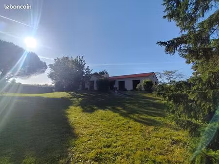 maison avec grand terrain arboré
