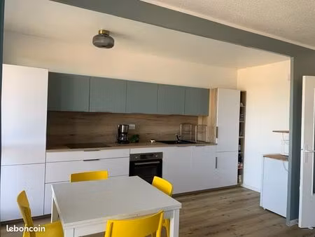 t3 meublé 64m2 - entièrement rénové - chauffage inclus
