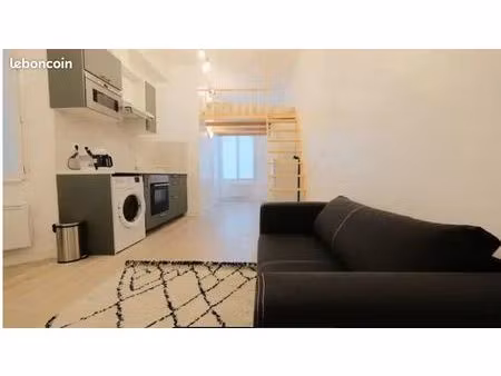 ? studio meublé 30 m² – rénové à neuf – vitry-sur-seine (rer c direct paris) – 950 cc