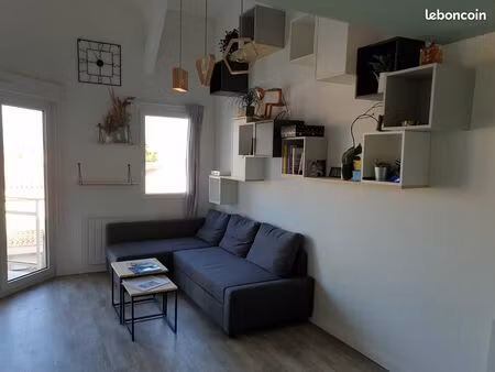 t3 64 m² avec balcon – a l’année - proche mer & arago