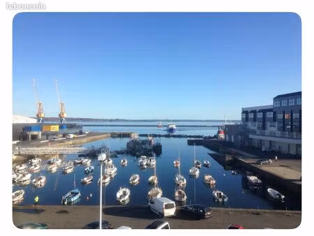 t3 meublé 65 m² – vue mer – quai de la douane – brest