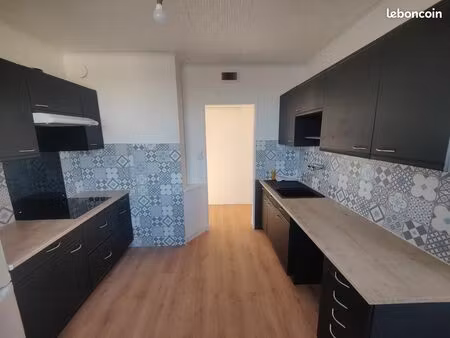 grand t3/4 70 m² traversant plein centre