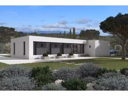 terrain avec maison neuve à vendre