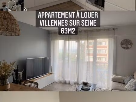 appartement 63m2 3 pièces résidence calme