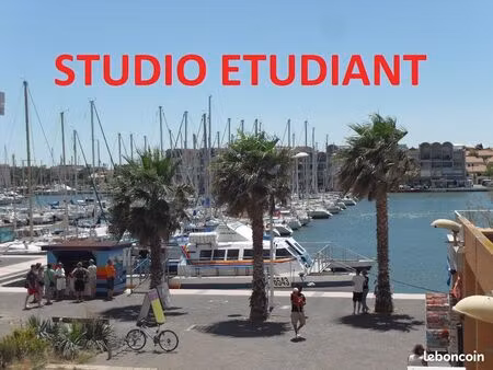 studio etudiant meublé  wifi  bail 8 mois  sept 2026  27m2  clim