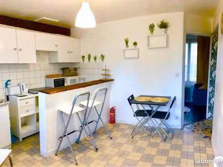 particulier loué t2 avec jardinet