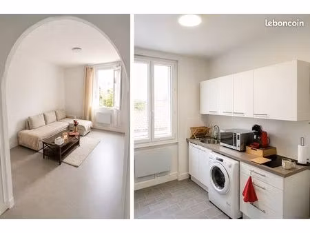 appartement f3 de 60 m²  en centre-ville d’issoire. lumineux  rue calme