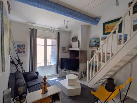 appartement 3 pieces a vendre en centre-ville de collioure