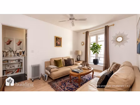 levallois-perret mairie - appartement 3 pièces avec deux caves de 49 m²