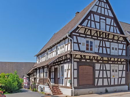 à vendre maison alsacienne avec dépendances à betschdorf