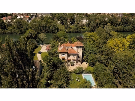 lagny-sur-marne : meulière de 1905 en bord de marne