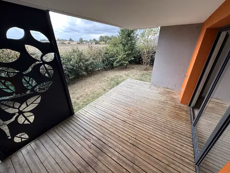 appartement t3 avec jardin et terrasse à seysses