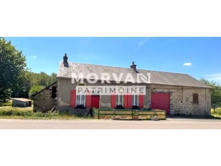 authentique fermette nivernaise avec étang – proche château-chinon