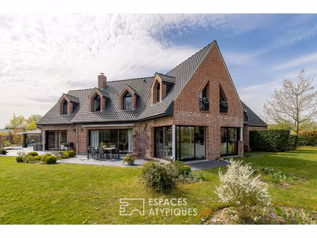 villa d'exception au premier rang du golf