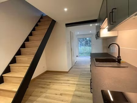 t3 neuf en duplex + jardin