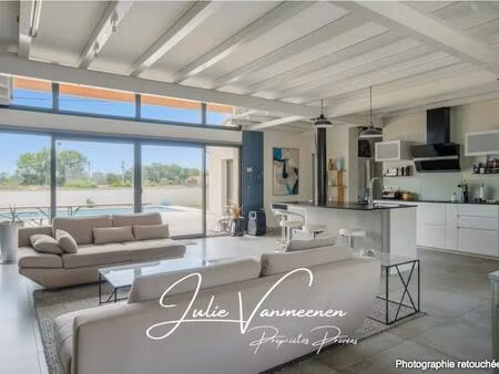 plaisance-du-touch 31880 - maison contemporaine 210 m2 + t2 indépendant - piscine - garage