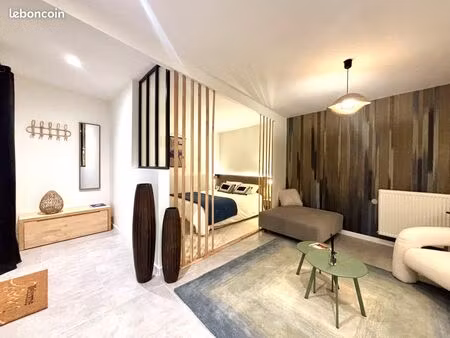 studio meublé 38m2 avec extérieur