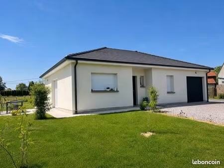 maison neuve meublée à louer – f3 + garage + cabane de jardin + terrain