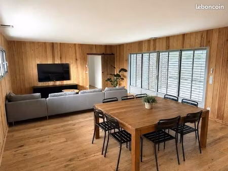 maison en bois neuve meublée