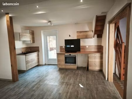 maison rénovée à neuf – 80 m² avec terrain de 600 m²