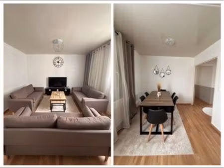 loue f3 de 64m2 avec garage et cave