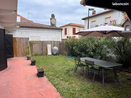 particulier loue t4 jardin et carport centre-ville la teste