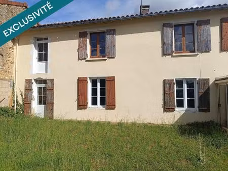 maison de ville avec jardin   travaux à prévoir