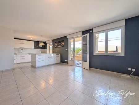 a vendre appartement t4 91m² - 3 chambres - terrasse  garage  parking - ambérieu en bugey