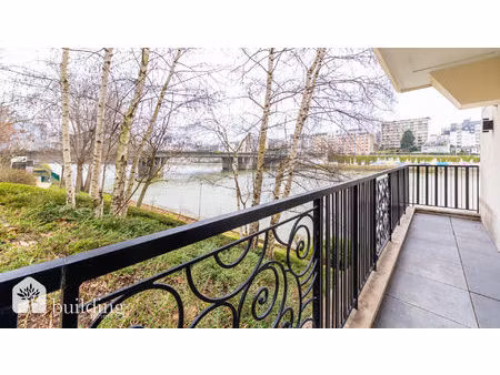 a vendre - neuilly-sur-seine île de la jatte - appartement 4 pièces de 96 m² avec balcon e