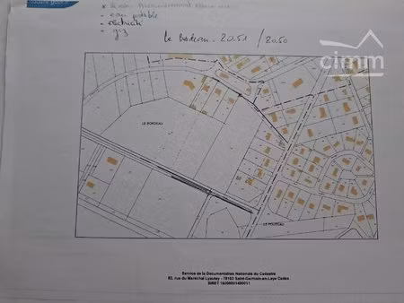 terrain à bâtir de 5 000 m² à chéroy