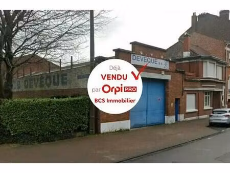 vente entrepôt lille 59000 360m²