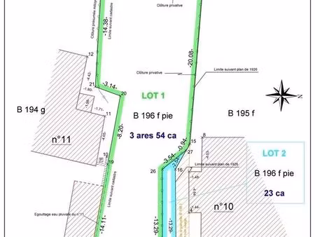 terrain à vendre à rue du petit marais hollain (vbe30564)