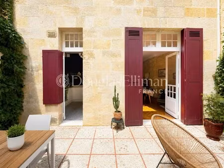 bordeaux jardin public - maison en pierre - extérieur