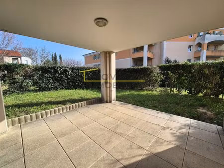 appartement terrasse en rez-de-jardin - garage à vendre à montélimar