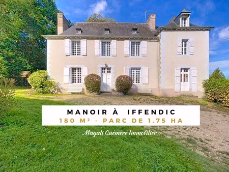 manoir 8 pièces - 180 m2 habitables dans son parc arboré de 1 ha 746