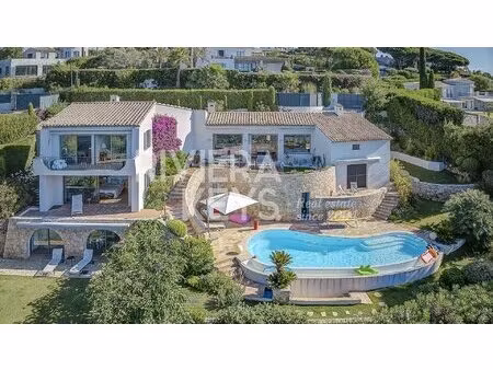 cannes – super-cannes : villa d’architecte 5 chambres  piscine  vue mer