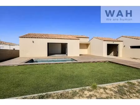 maison neuve plain-pied avec piscine à st christol les alès