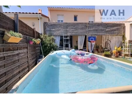 gard   sommieres villa 4 pièces 90m2 jardin garage année 2016