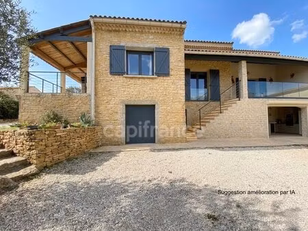 dpt gard (30) a vendre superbe villa t8 de 224m2  piscine  vue imprenable  exceptionnelle