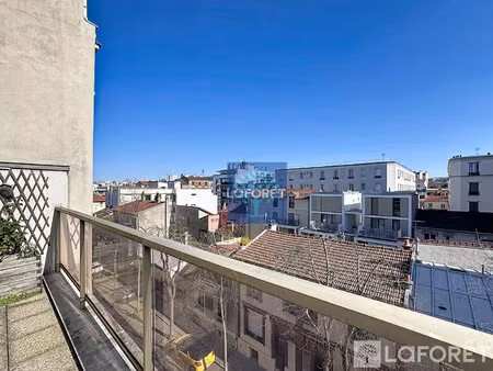 appartement vincennes 2 pièce(s) 50 m2 double balcons