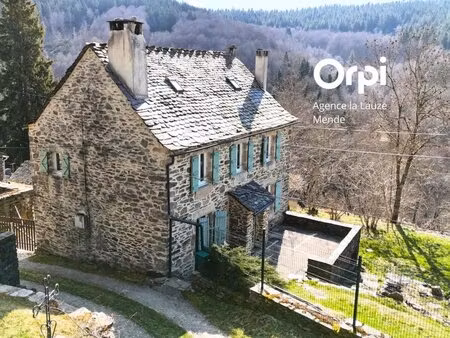 authentique maison en pierre avec vue sur le mont lozère – cadre naturel d’exception