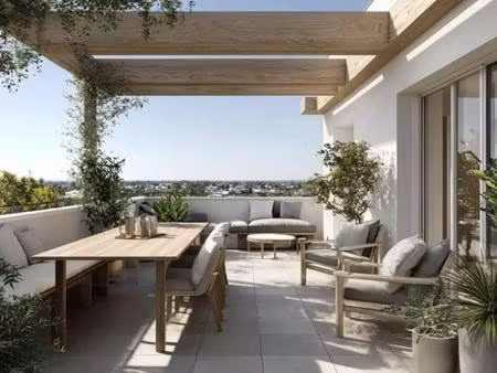 4 pieces en dernier etage avec terrasse