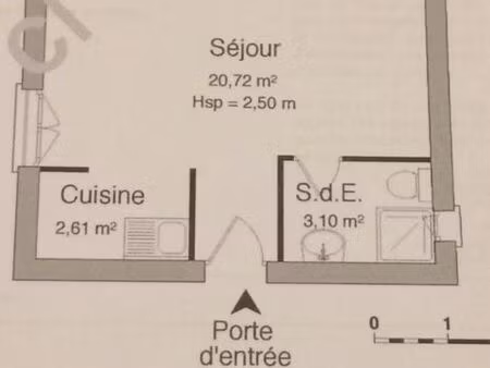 appartement 1 pièce 26m2