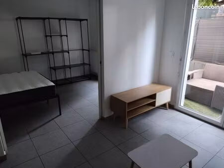 ◊ nice – quartier pasteur - t2 meublé récent avec jardin + box fermée ■t2 meublé récent av
