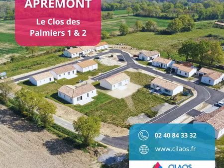 vente terrain 320 m² apremont (85220)