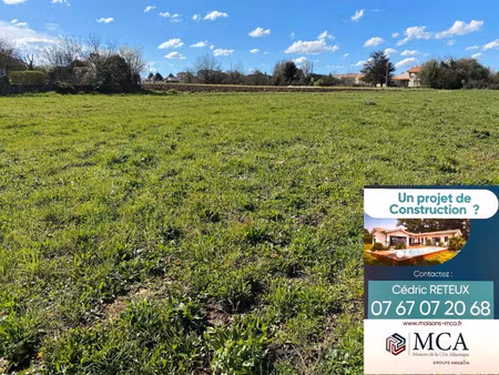 vente terrain 422 m² breuil-magné (17870)