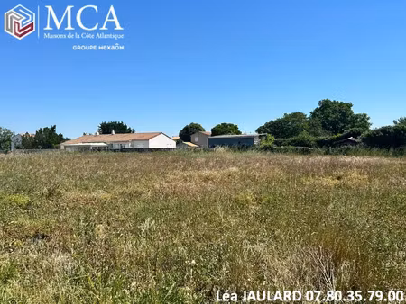 vente terrain 562 m² le thou (17290)