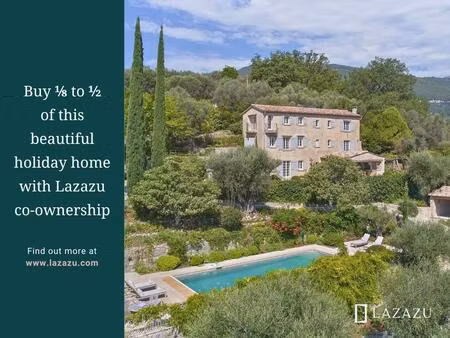 bastide historique du 18ème siècle sur la côte d’azur