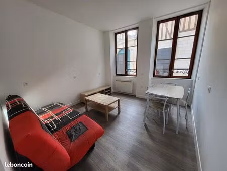 appartement t2 en rdc- centre ville rue chastillon